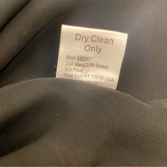 Parker Silk Mini Dress - Cold Shoulder - Black Floral - Picture 13 of 13